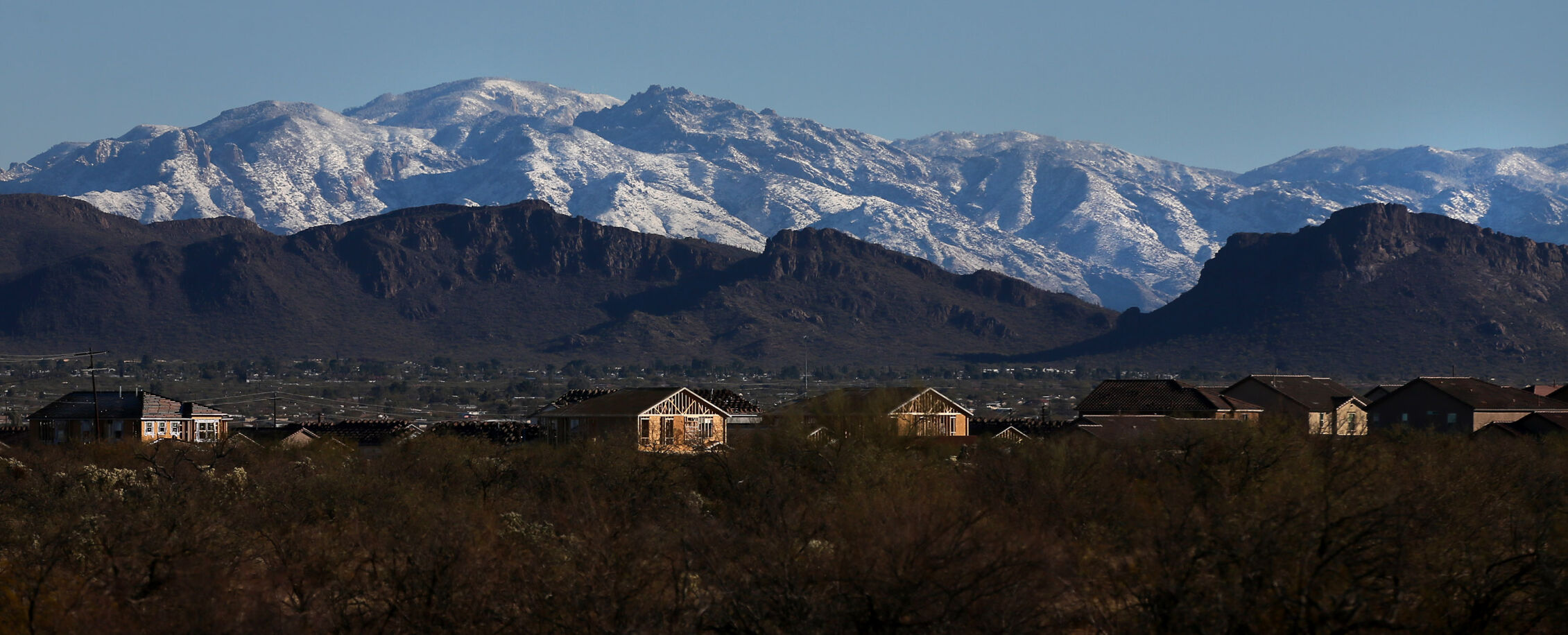 Snow in the Desert